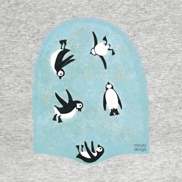 Penguins on Trampolin by mnutz